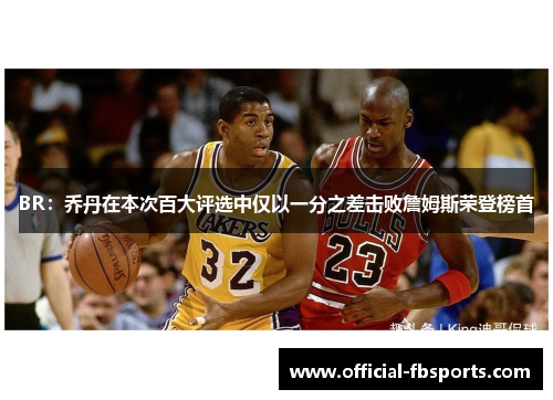 BR：乔丹在本次百大评选中仅以一分之差击败詹姆斯荣登榜首